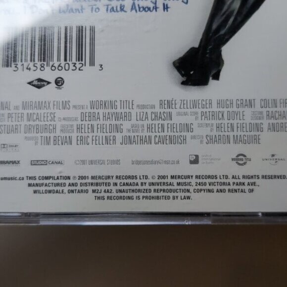 3/$20 BRIDGET JONES'S DIARY 2 Movie Soundtrack CD Music Compilation Album 2001 - Picture 5 of 7